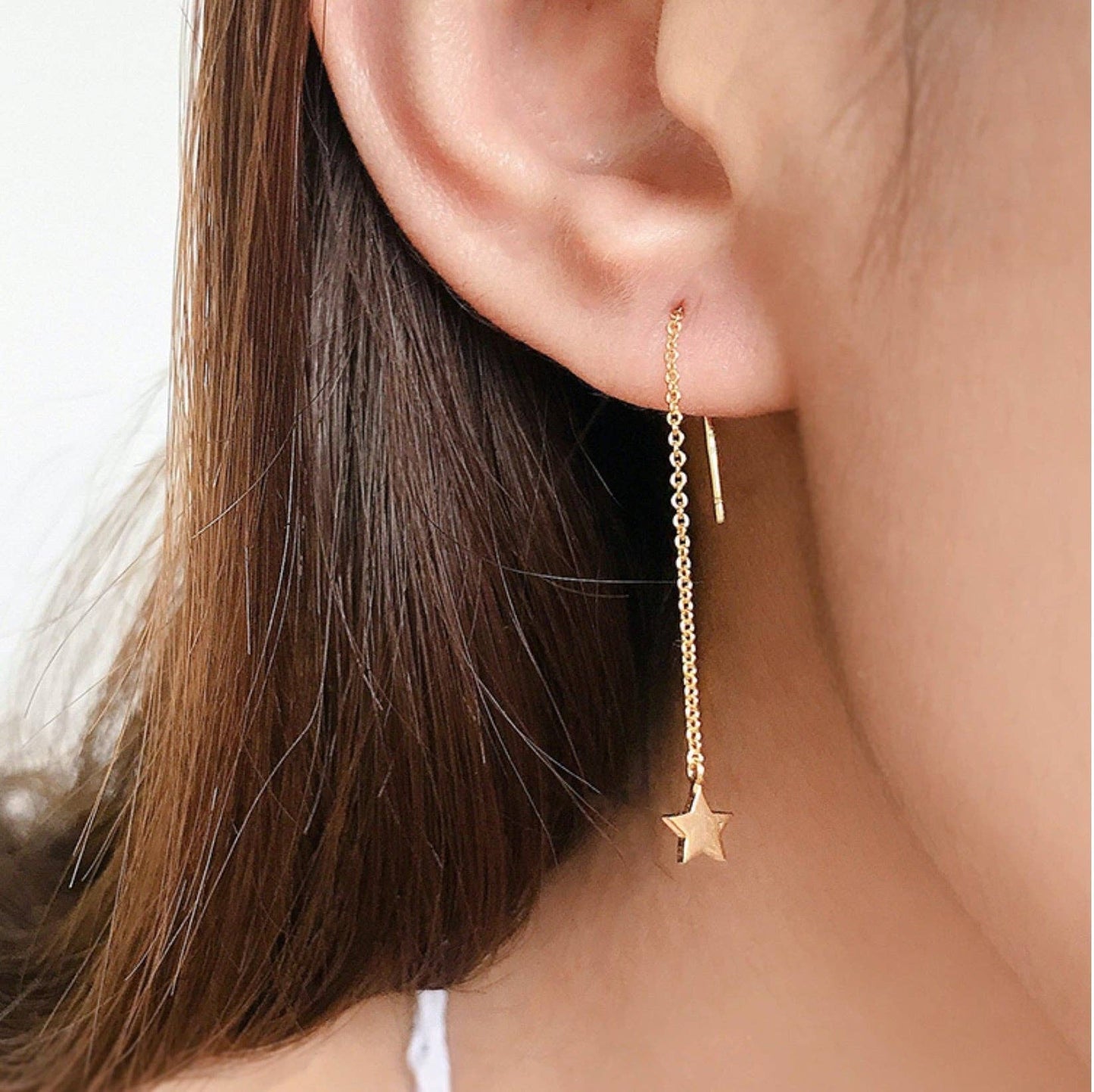 Kairo Star Threader Earrings