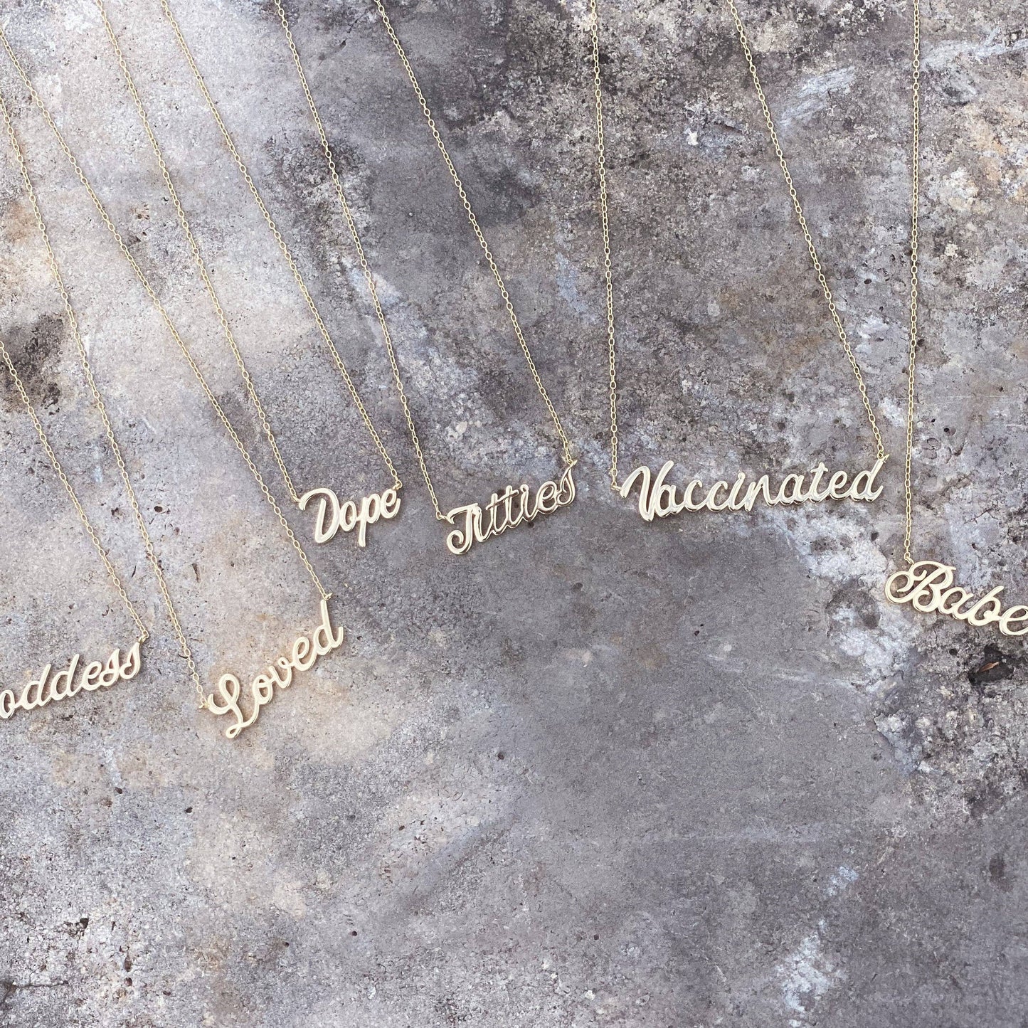 Loved Gold Necklace