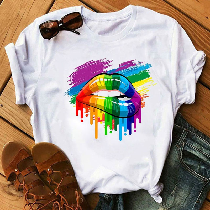 Women Lips Tees