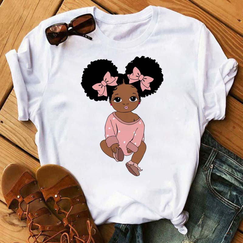Curly Hair Girls Tees