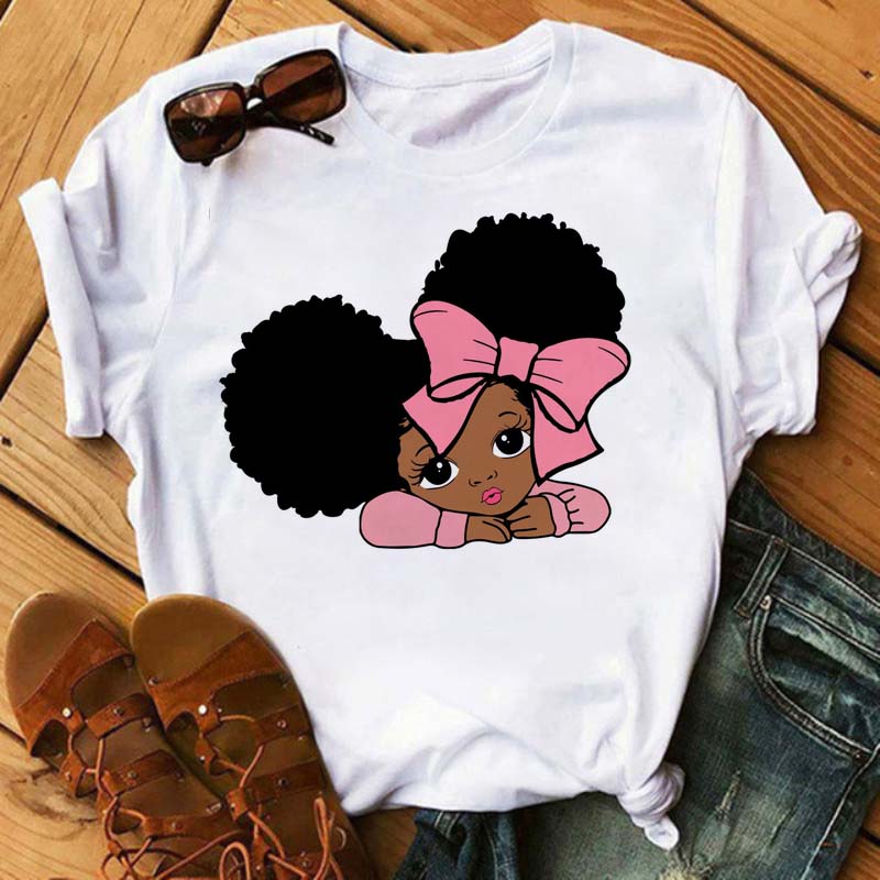 Curly Hair Girls Tees