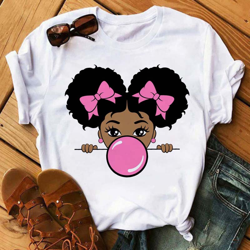 Curly Hair Girls Tees