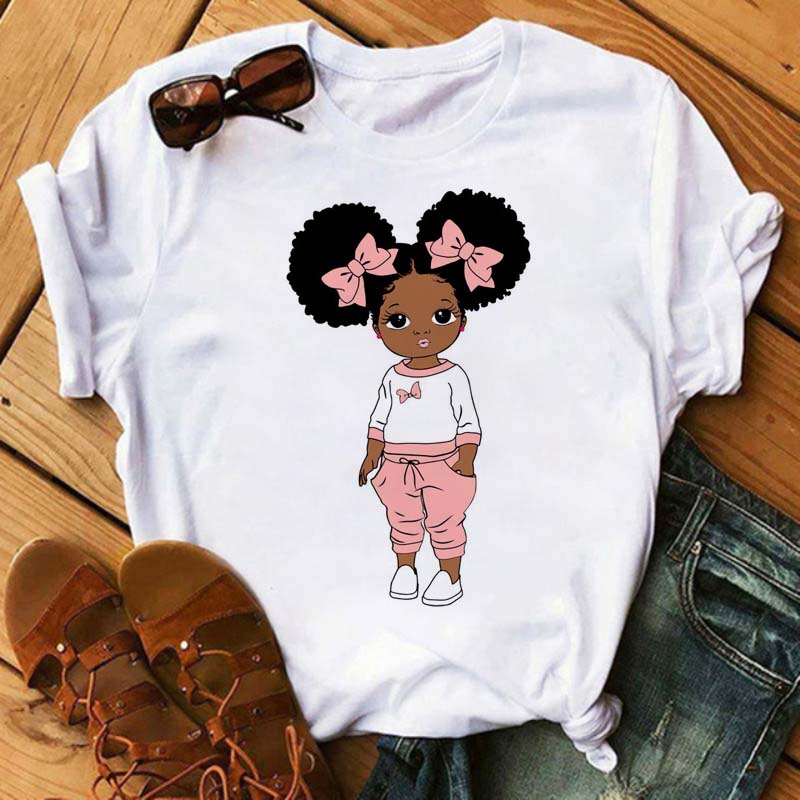 Curly Hair Girls Tees