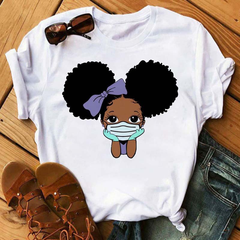 Curly Hair Girls Tees