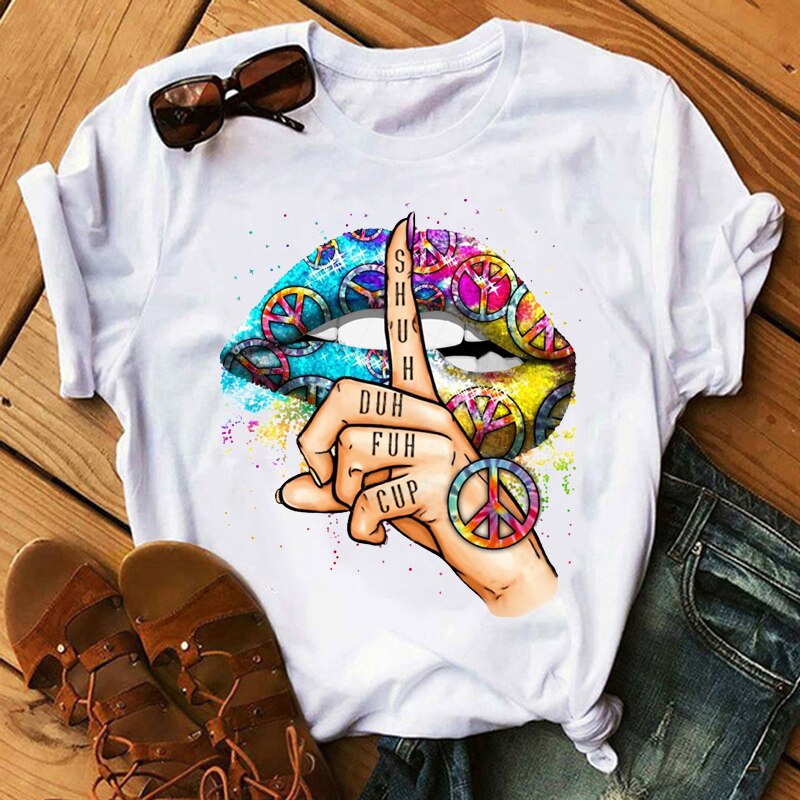 Women Lips Tees