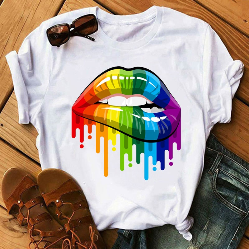 Women Lips Tees
