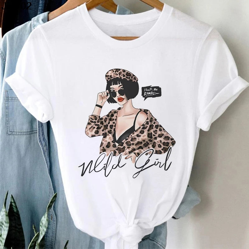 Blowing Bubble Girl Tees