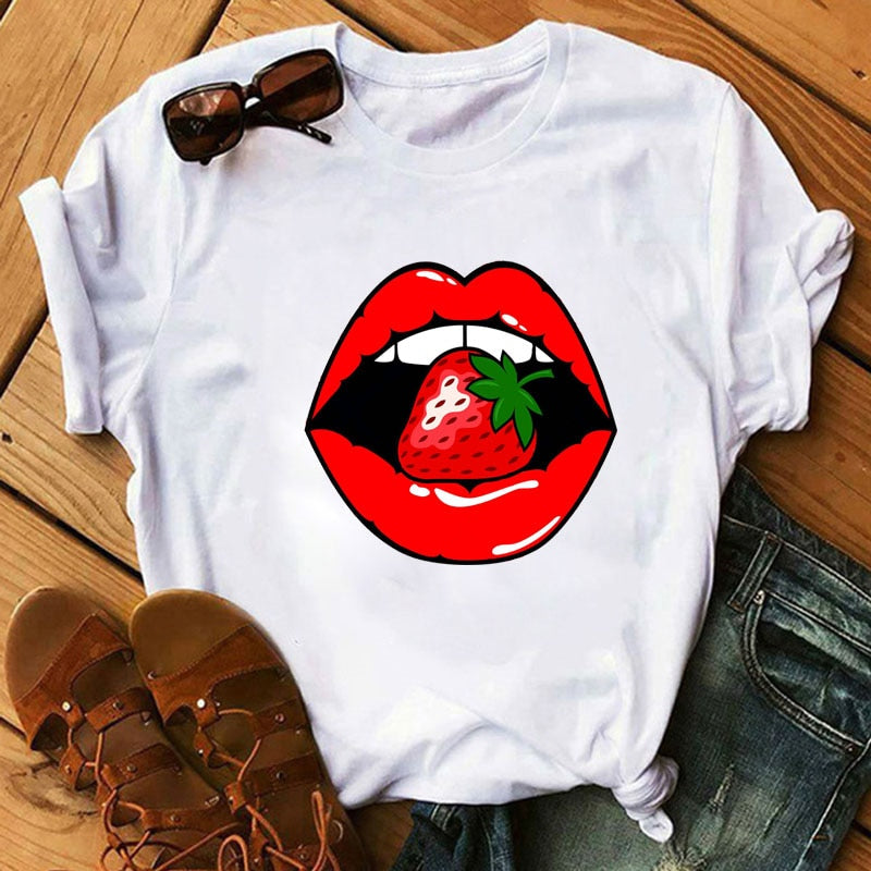 Women Lips Tees
