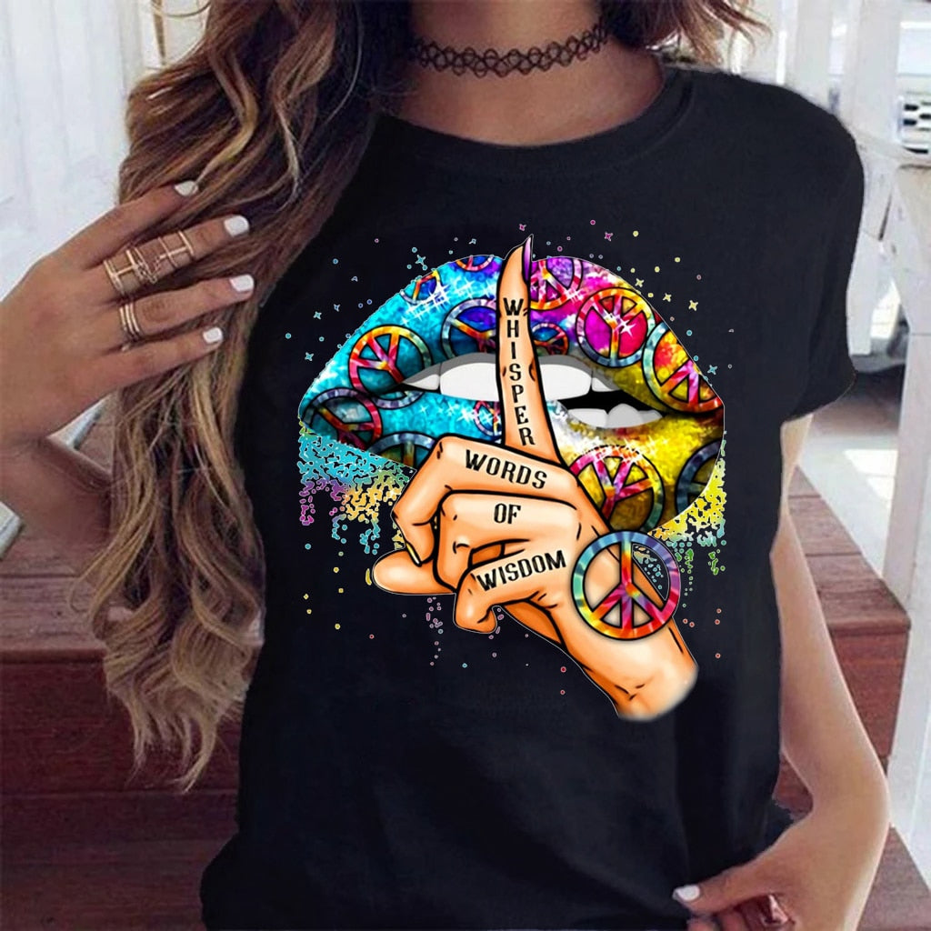 Women Lips Tees