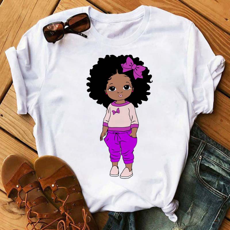 Curly Hair Girls Tees