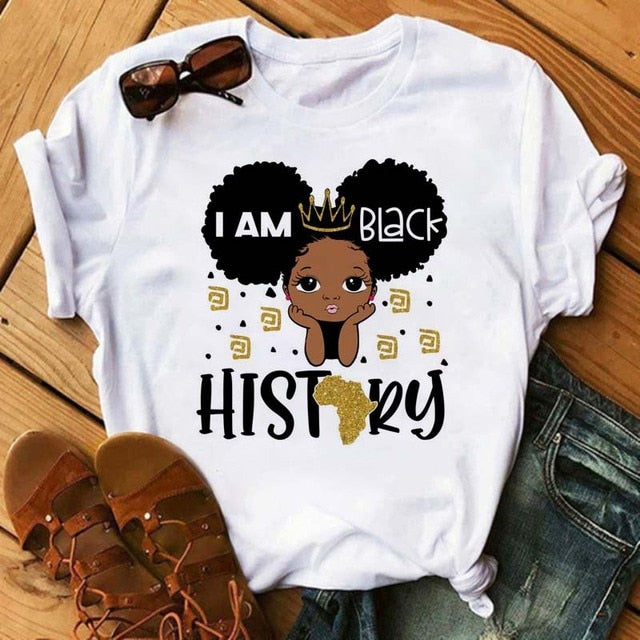 Curly Hair Girls Tees