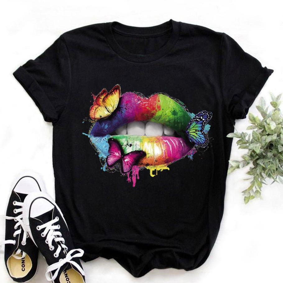 Women Lips Tees