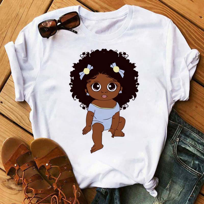 Curly Hair Girls Tees