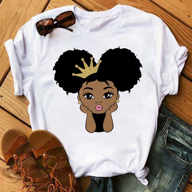 Curly Hair Girls Tees