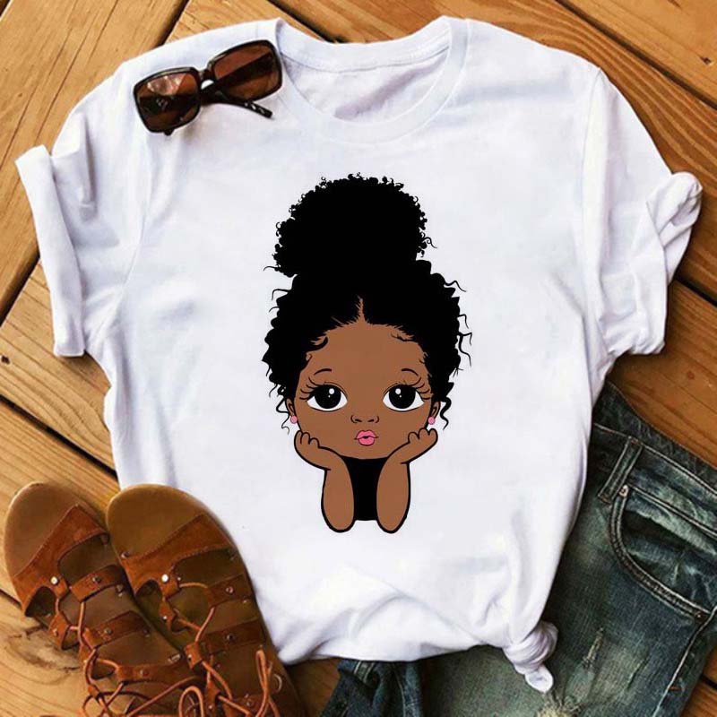 Curly Hair Girls Tees
