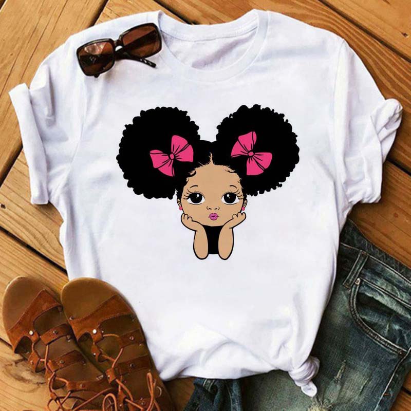 Curly Hair Girls Tees