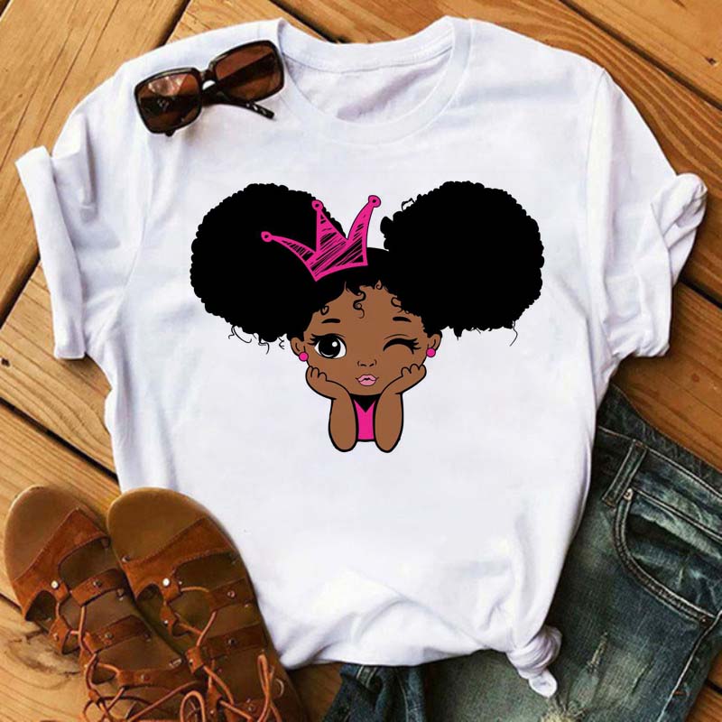 Curly Hair Girls Tees