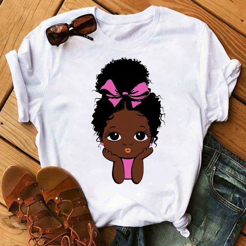 Curly Hair Girls Tees