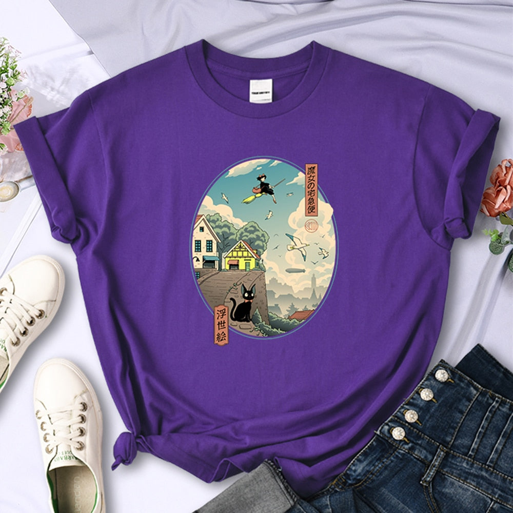 Cute Cat Not In Service T-Shirt