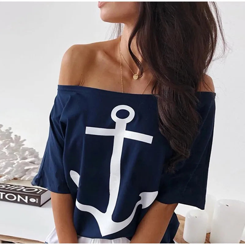 Striped Off Shoulder Maxi Dress