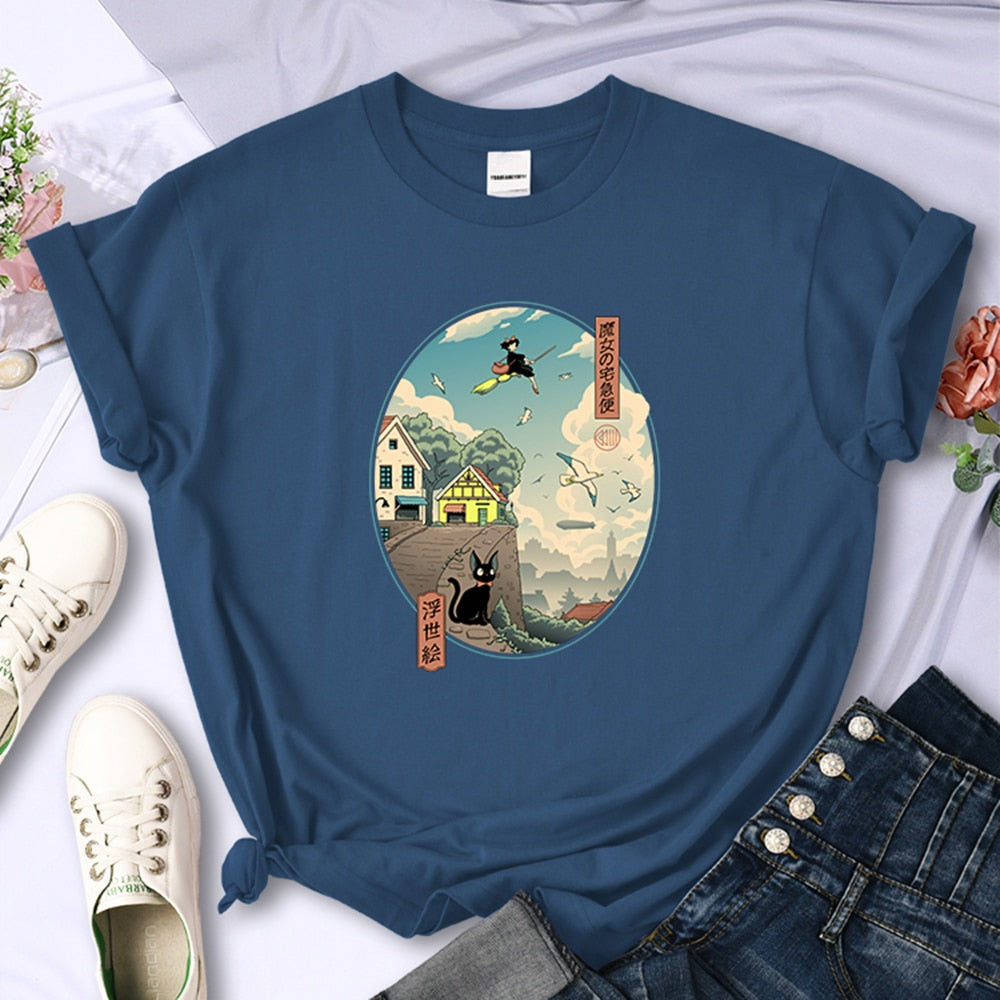Cute Cat Not In Service T-Shirt