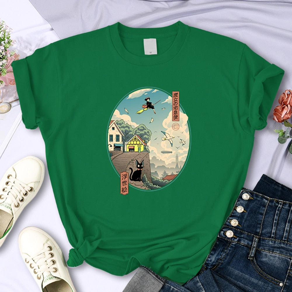 Cute Cat Not In Service T-Shirt
