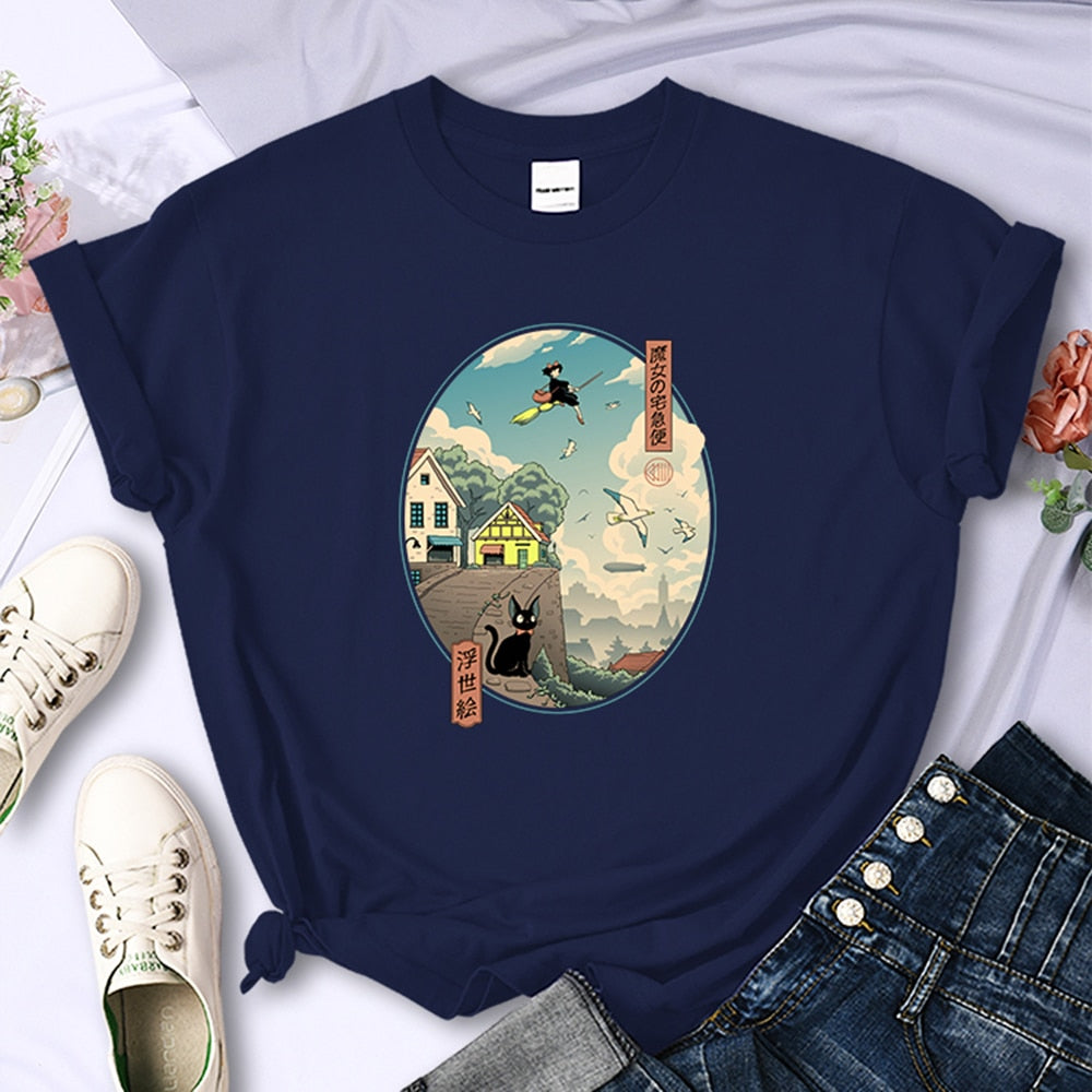 Cute Cat Not In Service T-Shirt