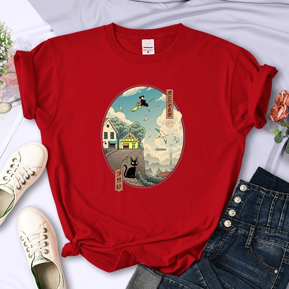 Cute Cat Not In Service T-Shirt