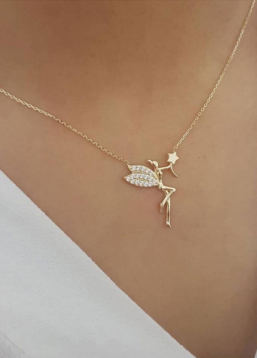 FAIRY GOLD NECKLACE