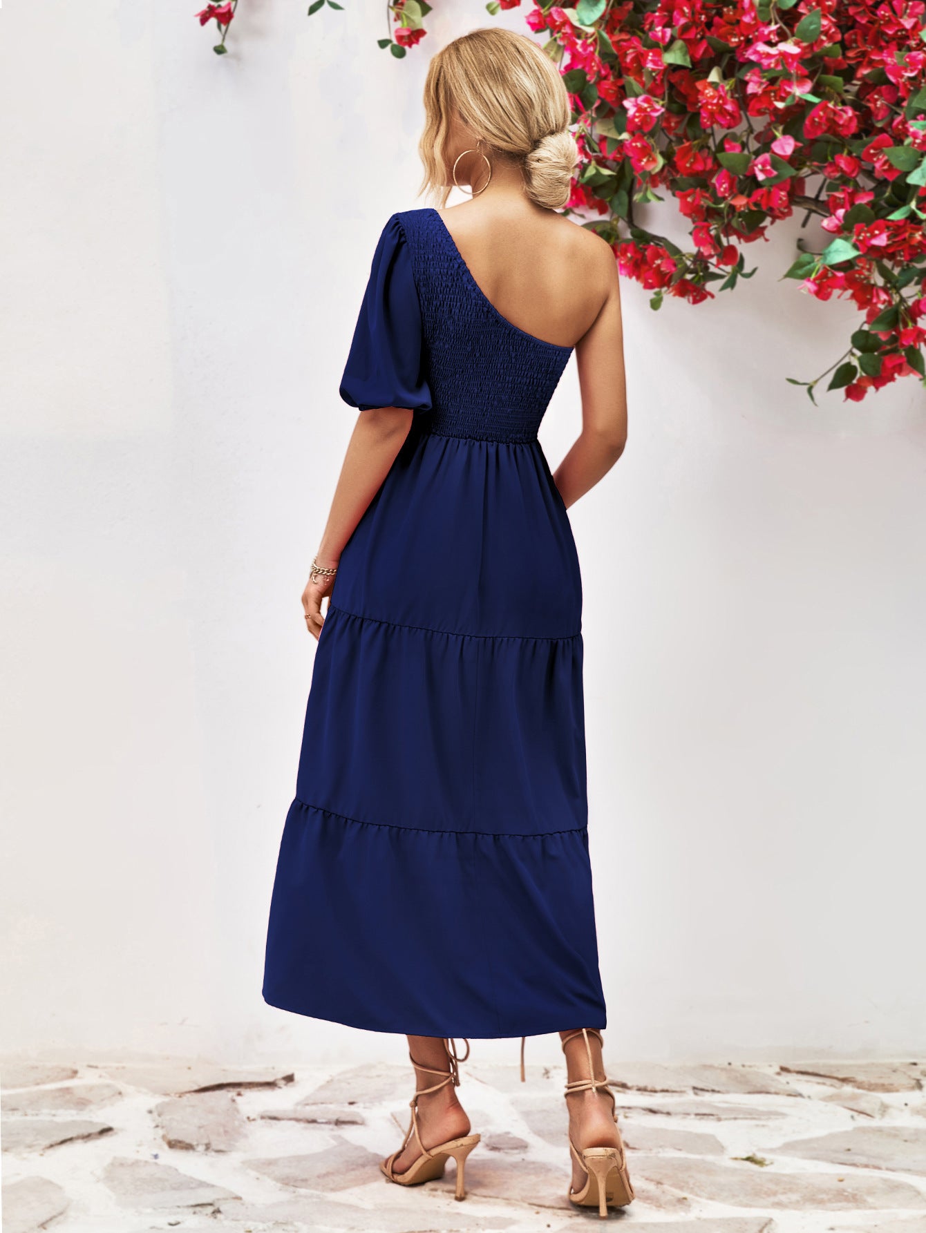 Simple Smocked Midi Dress