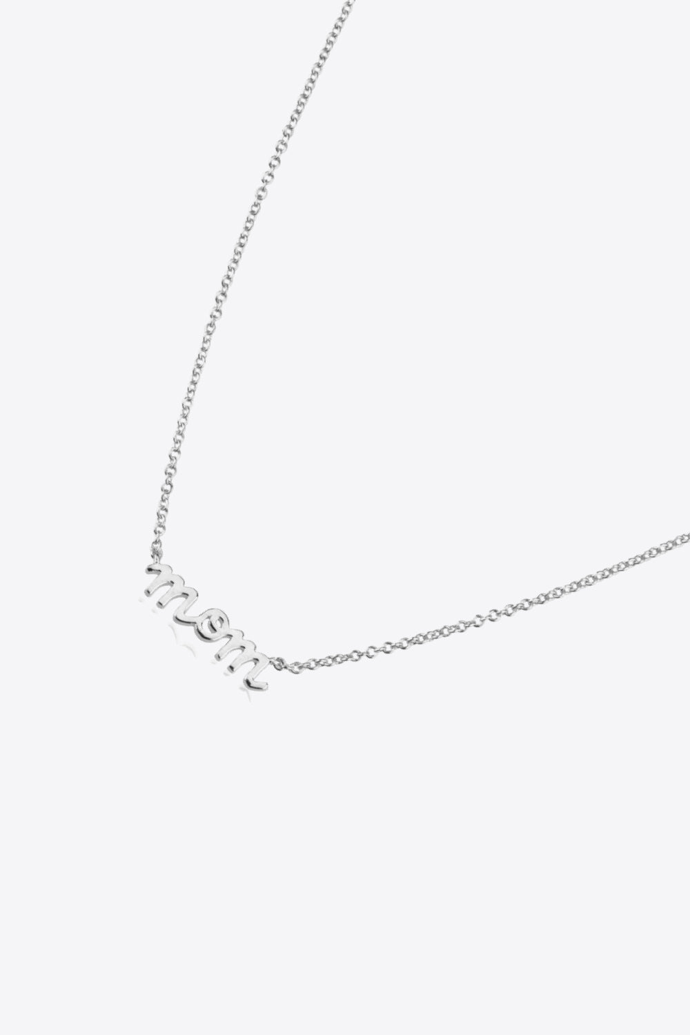 MOM Sterling Silver Necklace