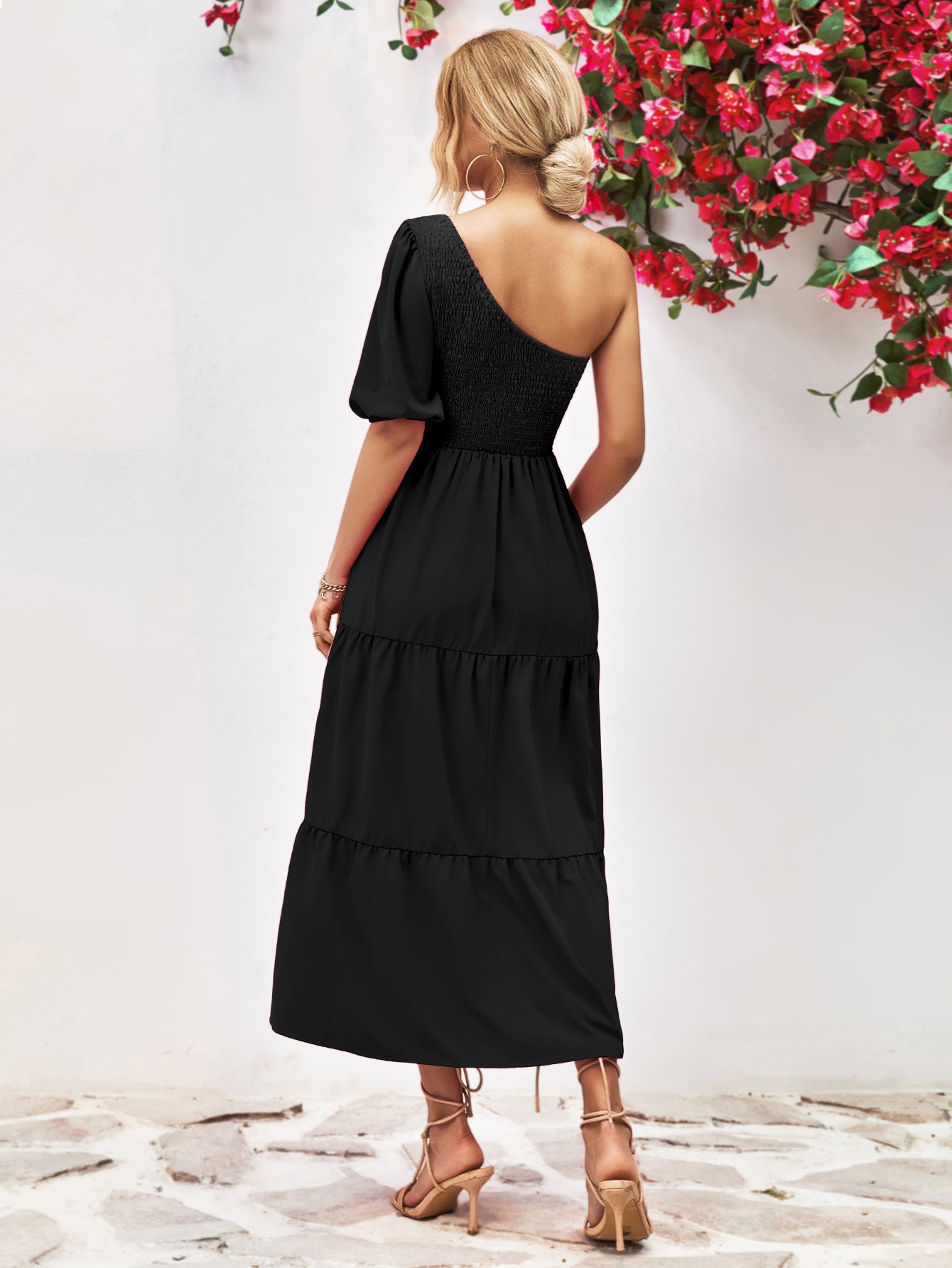 Simple Smocked Midi Dress