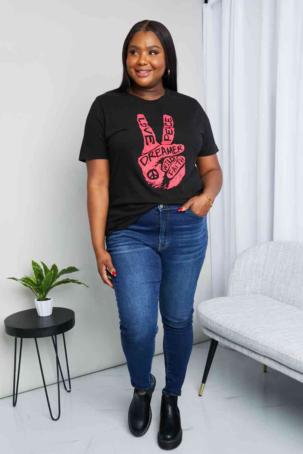 Love & Peace Tunic T-Shirt