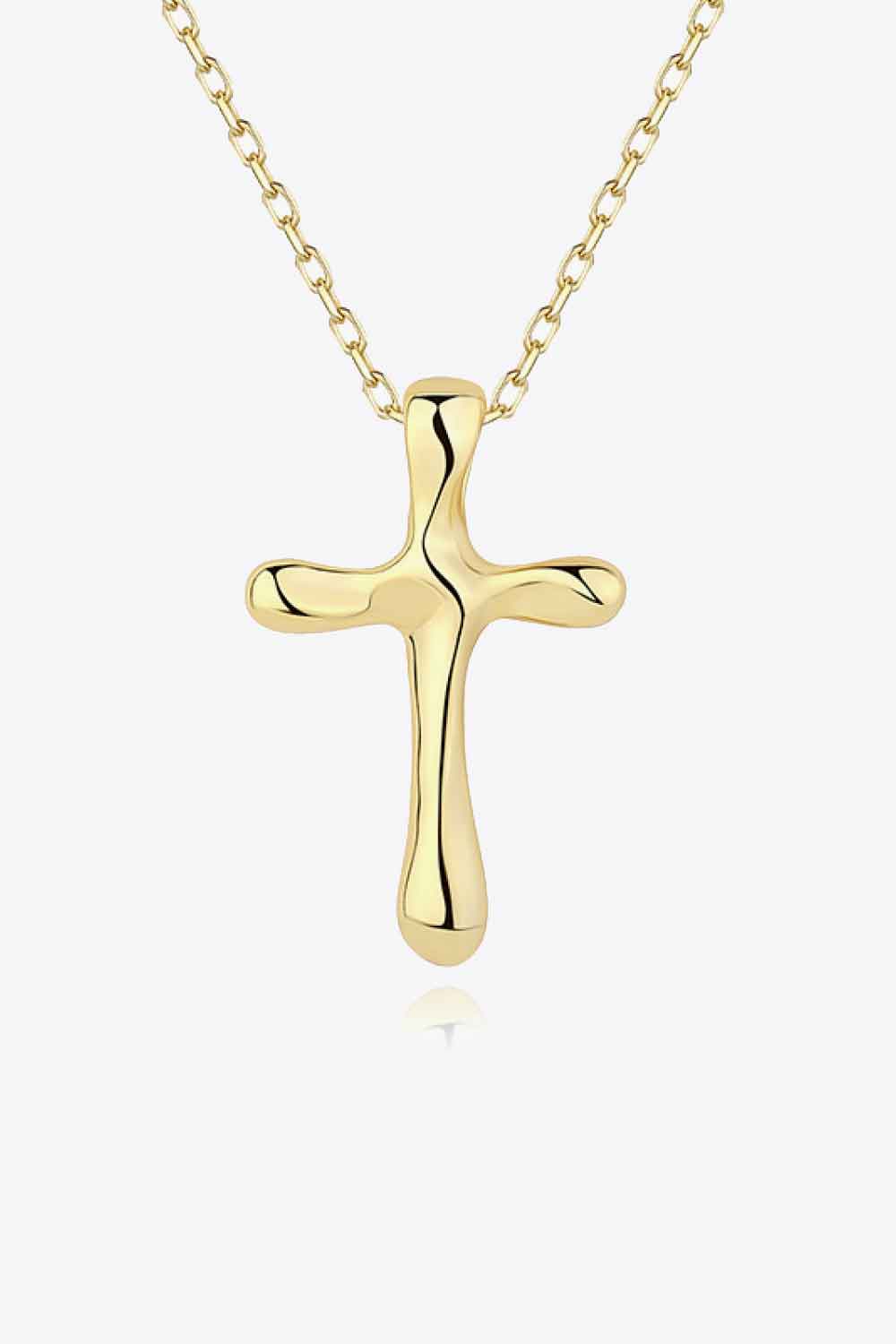 Cross Pendant Sterling Silver Necklace