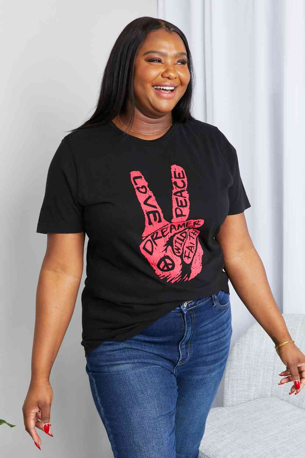 Love & Peace Tunic T-Shirt