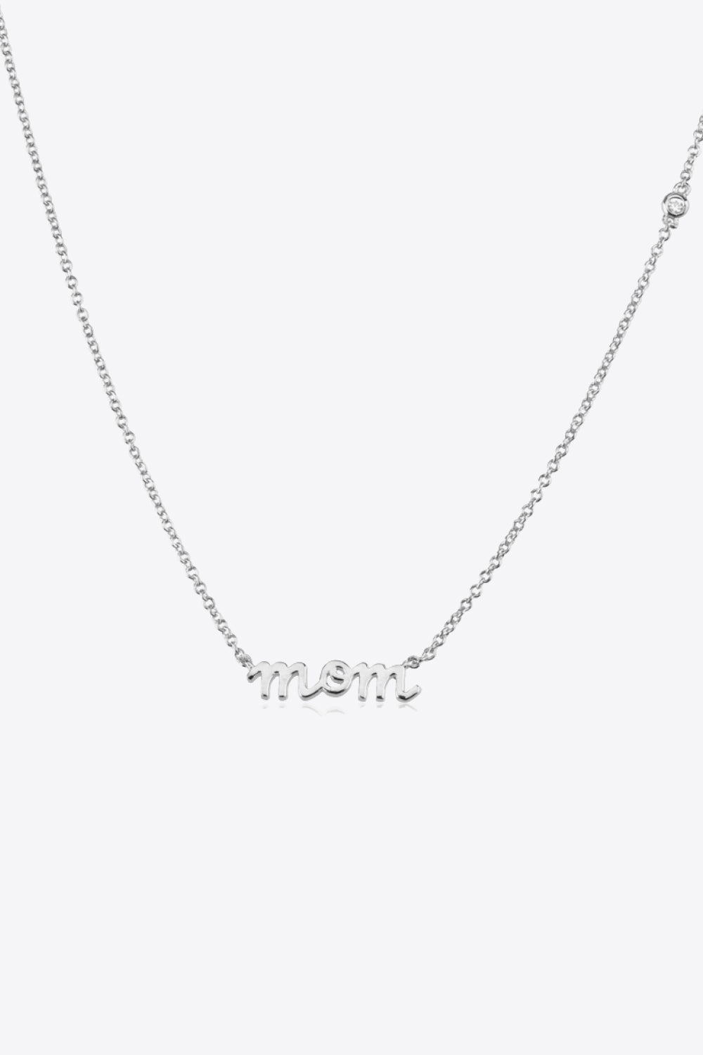 MOM Sterling Silver Necklace