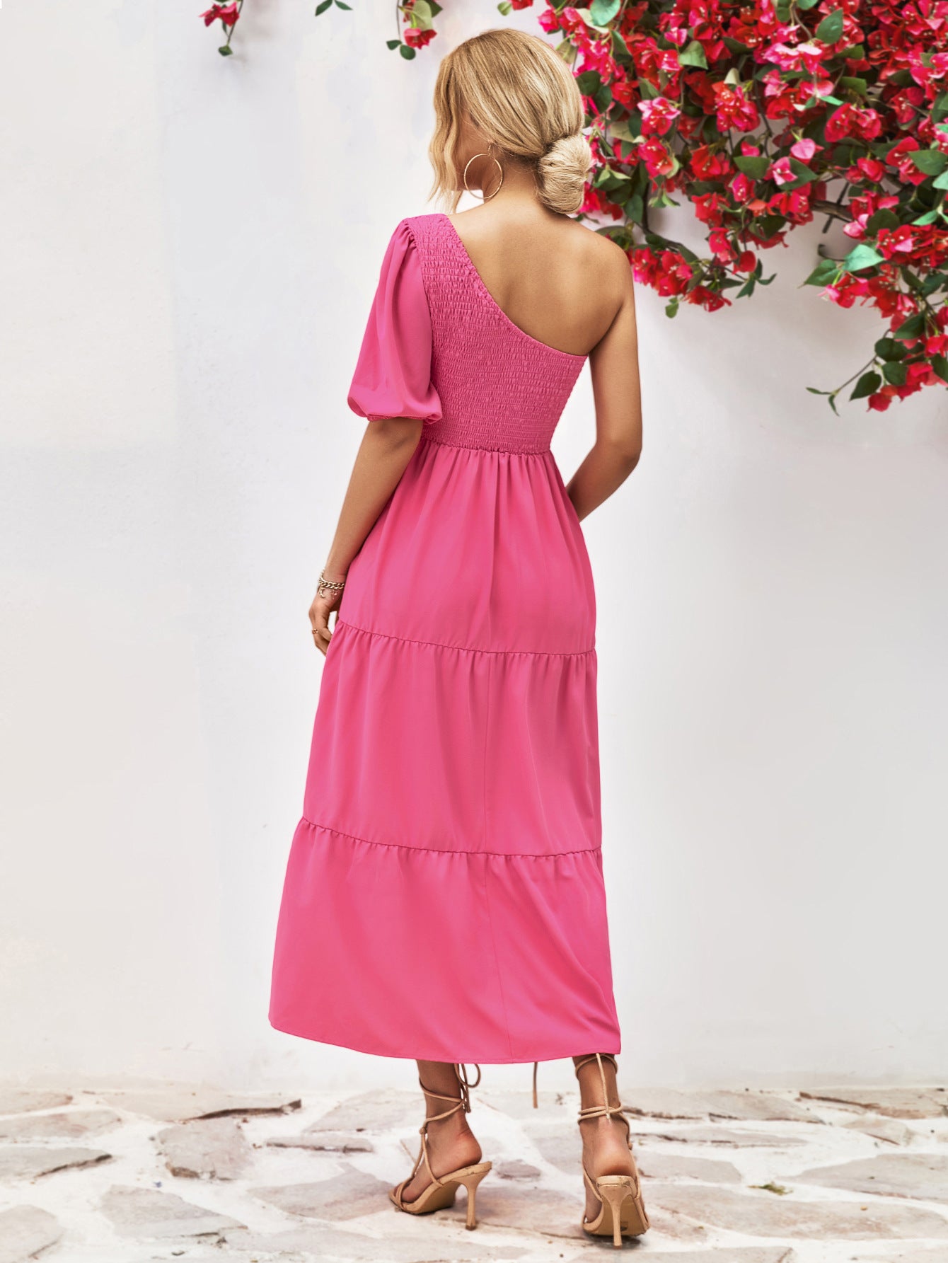 Simple Smocked Midi Dress