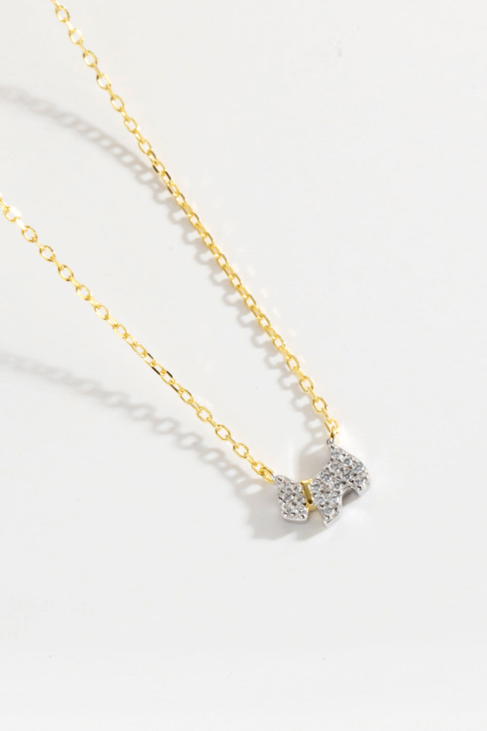 Puppy Sterling Silver Necklace