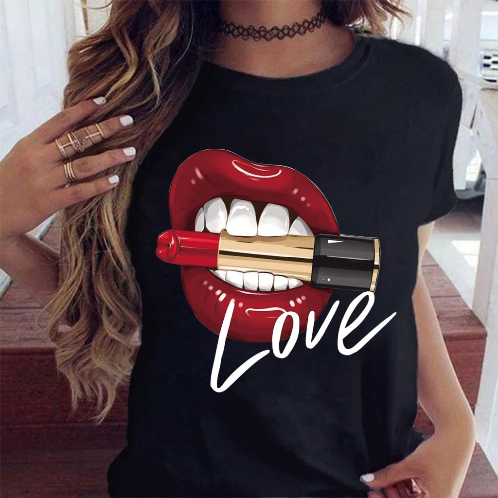 Women Lips Tees