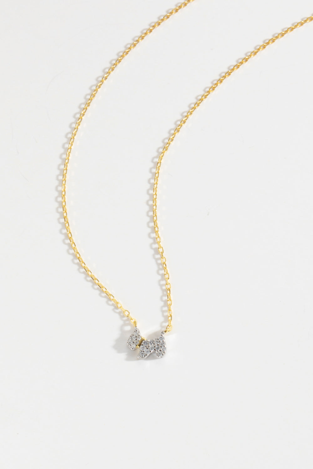 Puppy Sterling Silver Necklace
