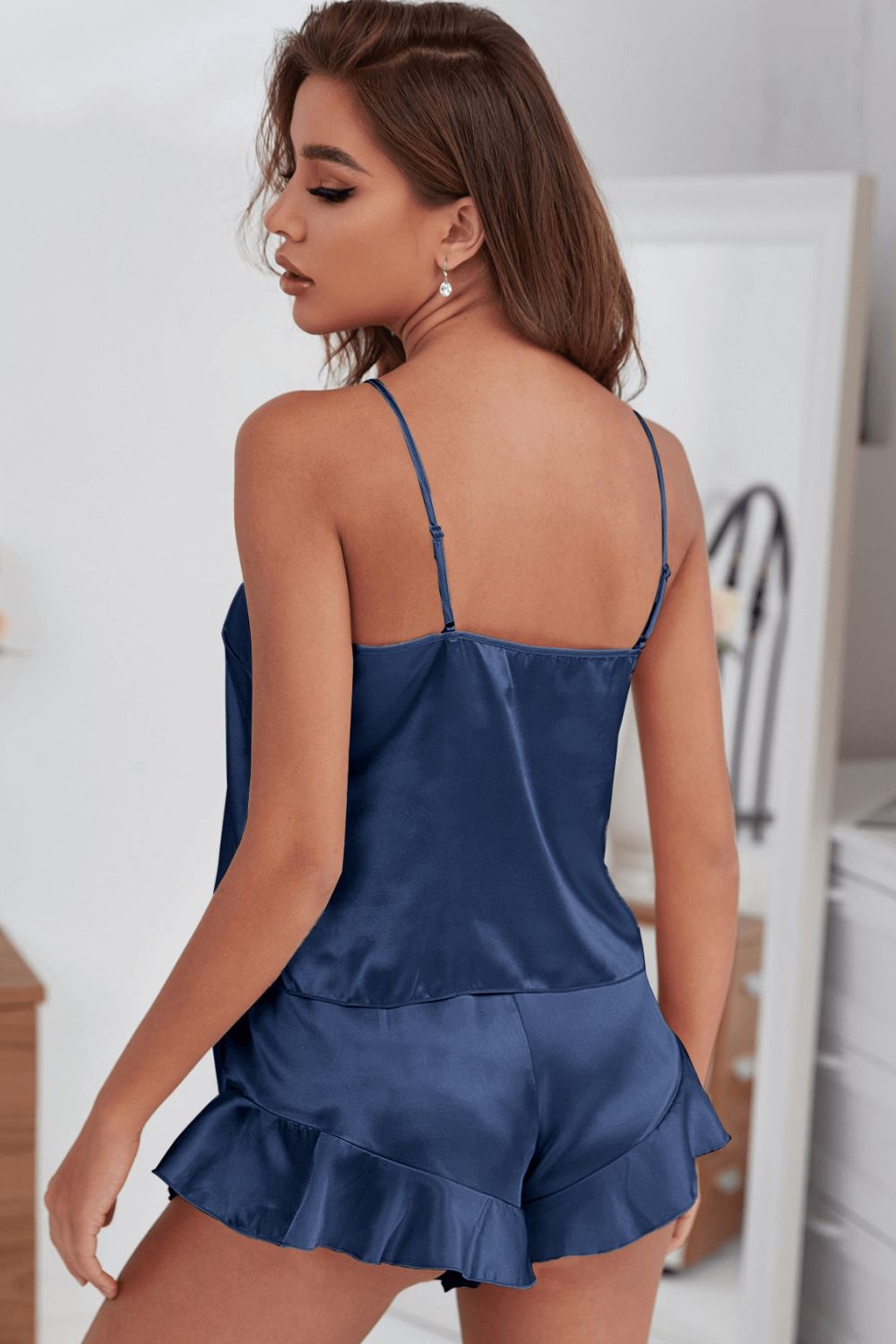 Satin Cami & Shorts Pajama Set