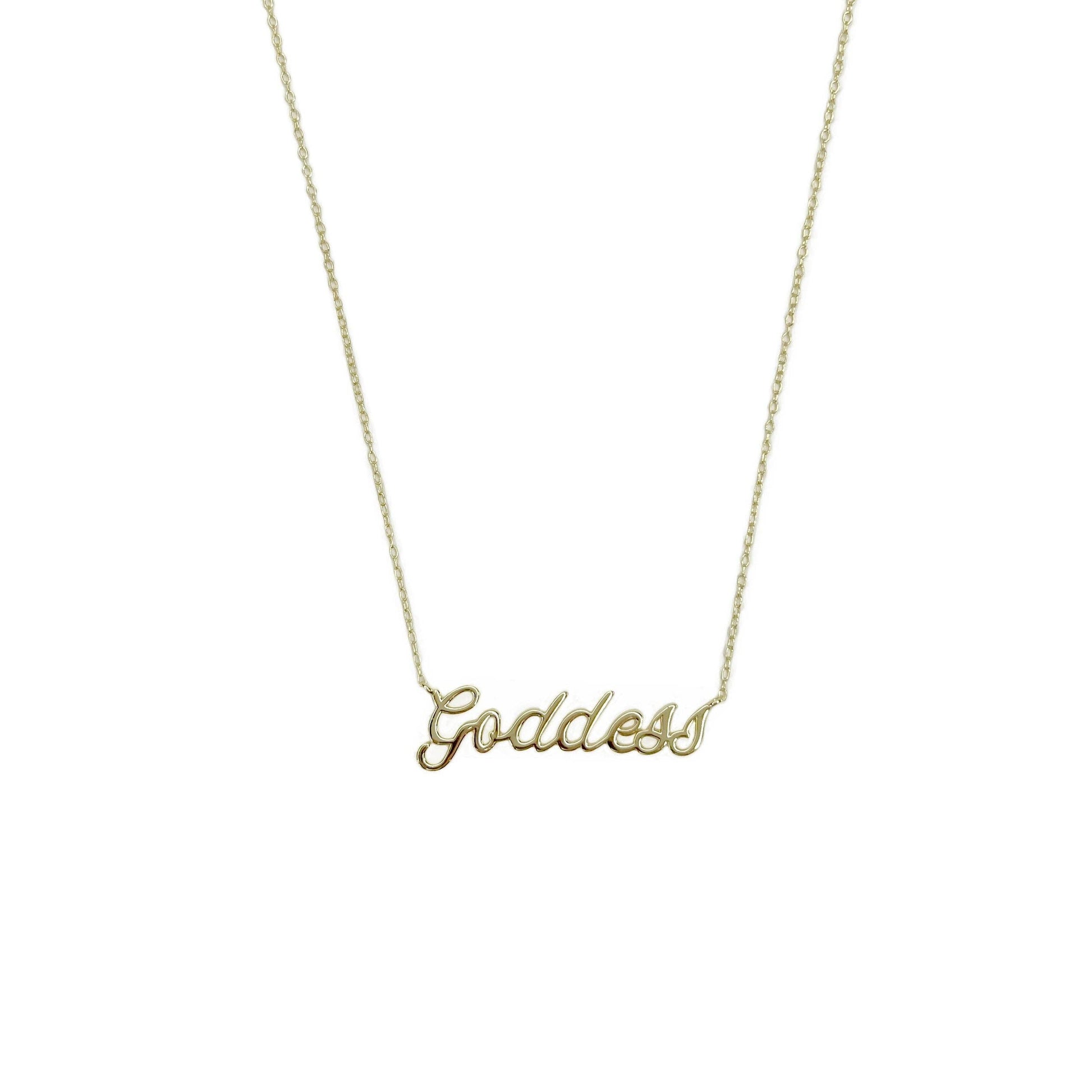 Gold Goddess Necklace