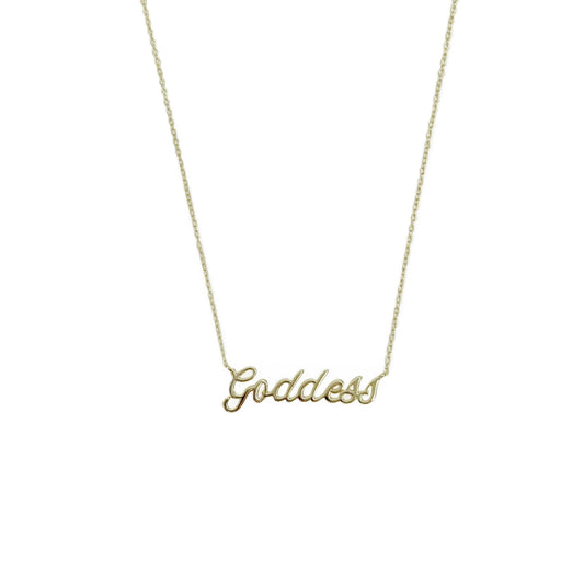 Gold Goddess Necklace