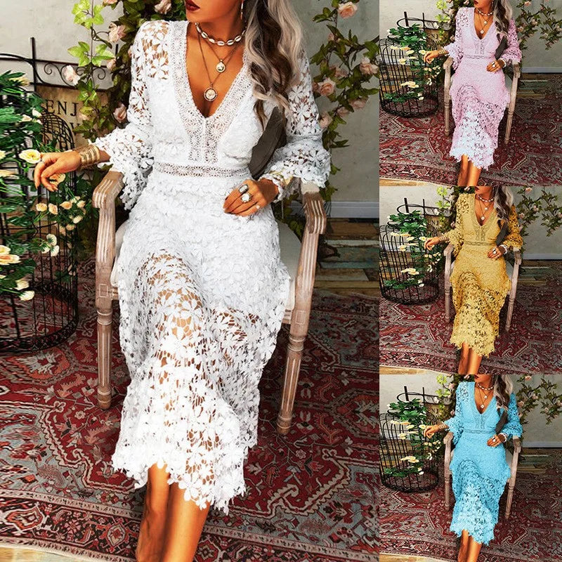 Lace Fairy Long Sleeved Dress