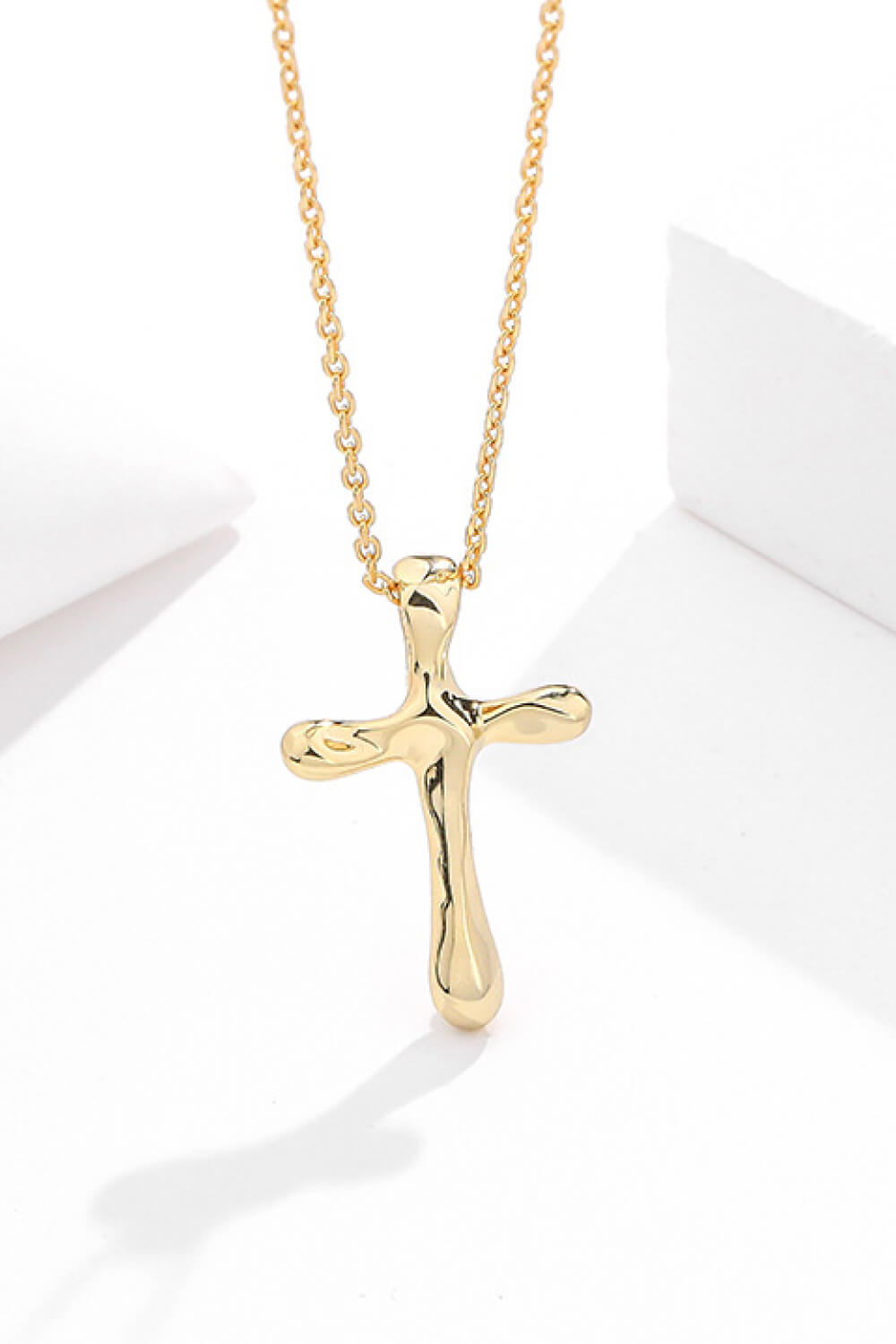 Cross Pendant Sterling Silver Necklace