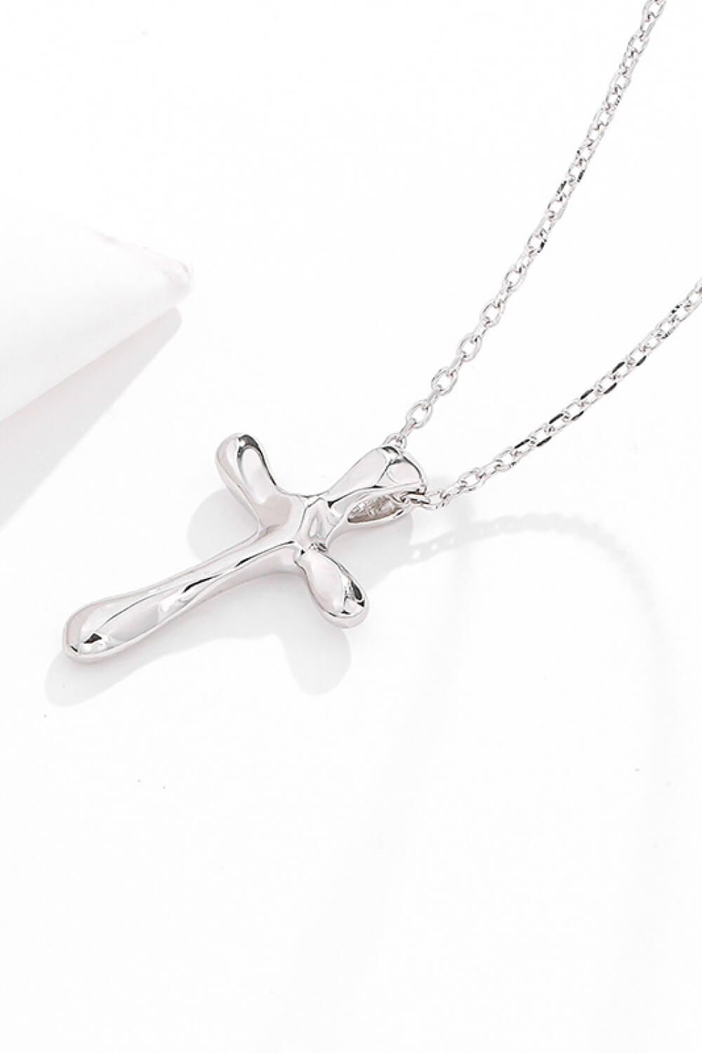 Cross Pendant Sterling Silver Necklace